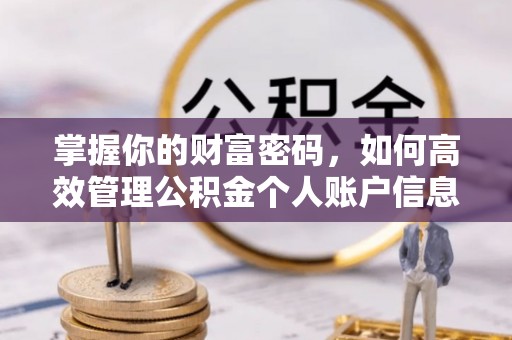 厦门掌握你的财富密码，如何高效管理公积金个人账户信息