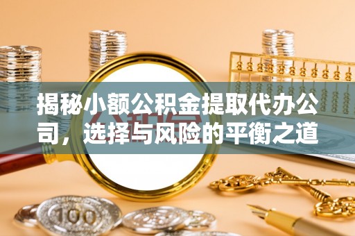 厦门揭秘小额公积金提取代办公司，选择与风险的平衡之道