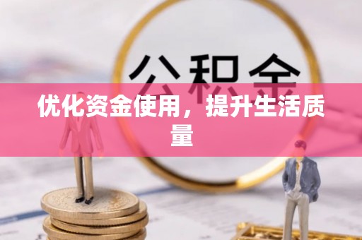 厦门优化资金使用，提升生活质量