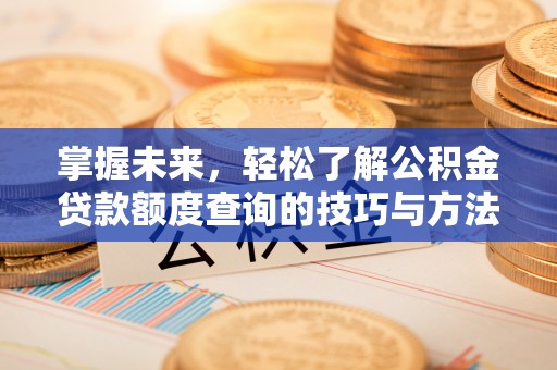 厦门掌握未来，轻松了解公积金贷款额度查询的技巧与方法